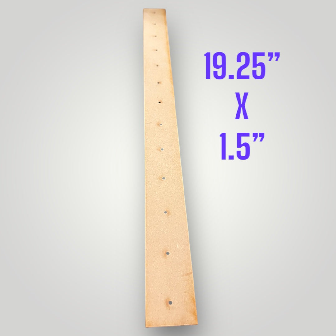 Wood flag backer strip template, large