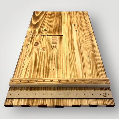 Wood flag backer strip template, small