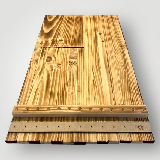 Wood flag backer strip template, small
