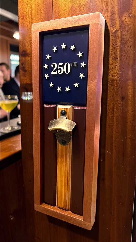 250th Anniversary Betsy Ross Flag Bottle Opener