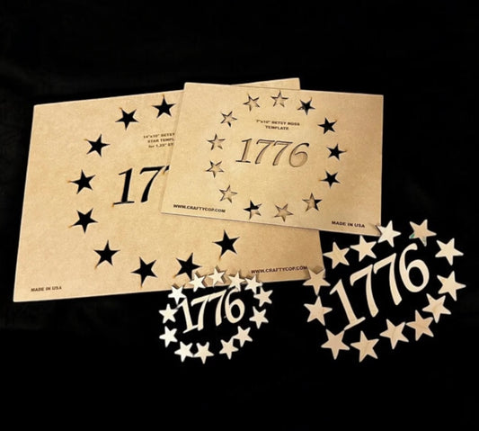 Betsy Ross Templates & Stars Bundle