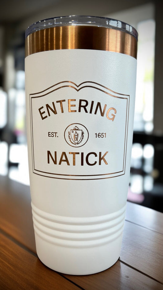 20 oz Ringneck Entering Natick Tumbler