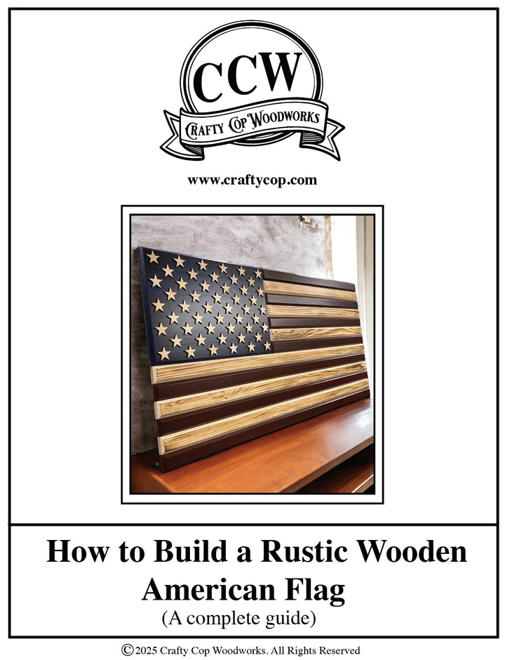 Wood Flag Making Supplies — Stars, Backers & More – CraftyCop Woodworks