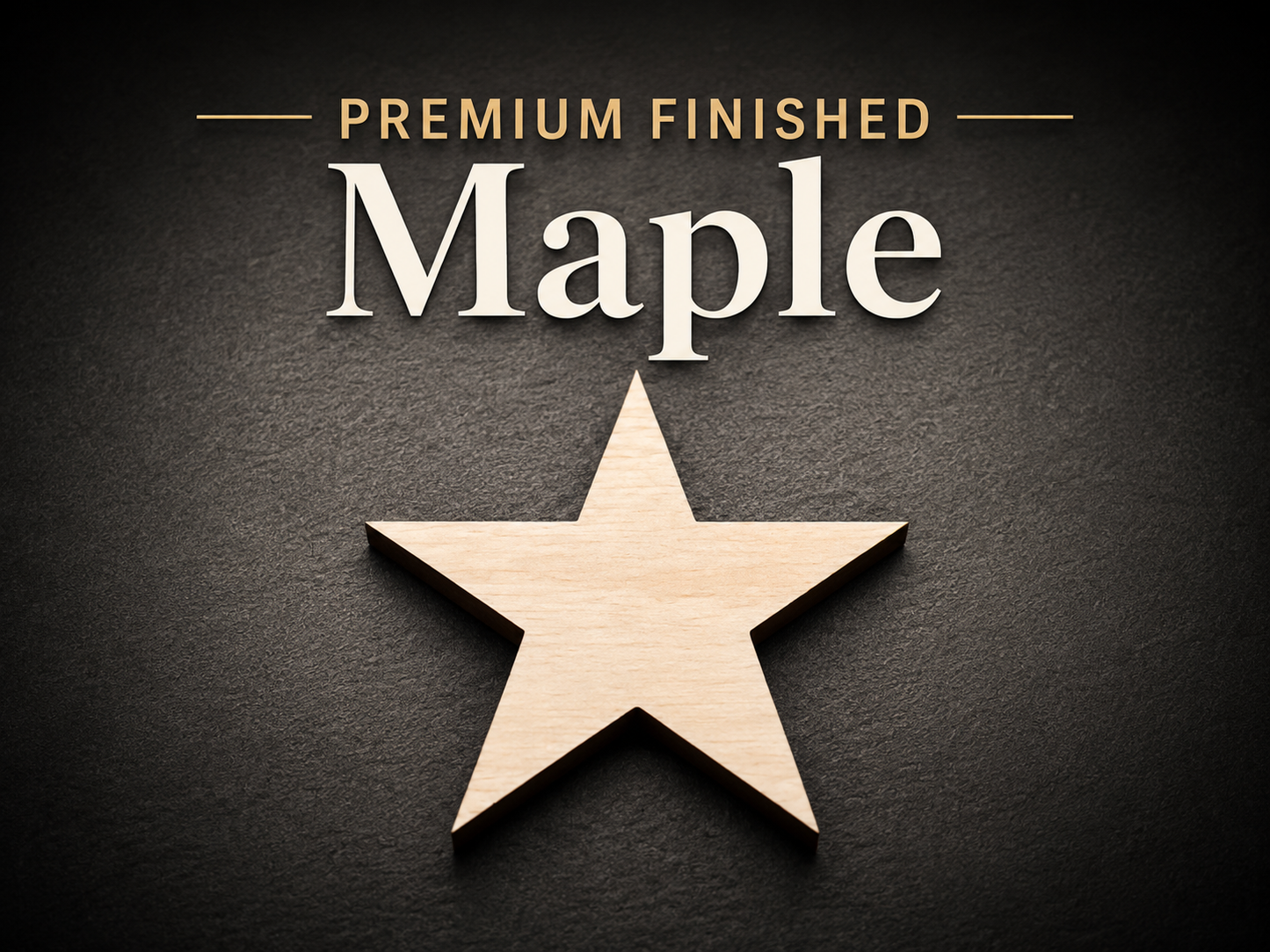 Maple wood star